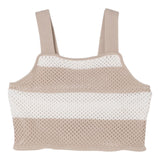Max&Co. Top Giromanica Fantasia A Righe per Bambina MX01822X BIANCO/BEIGE MAX&Co. 