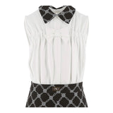 Elisabetta Franchi Tuta Giromanica Bicolore per Bambina EFTA100XX BIANCO/NERO ELISABETTA FRANCHI 