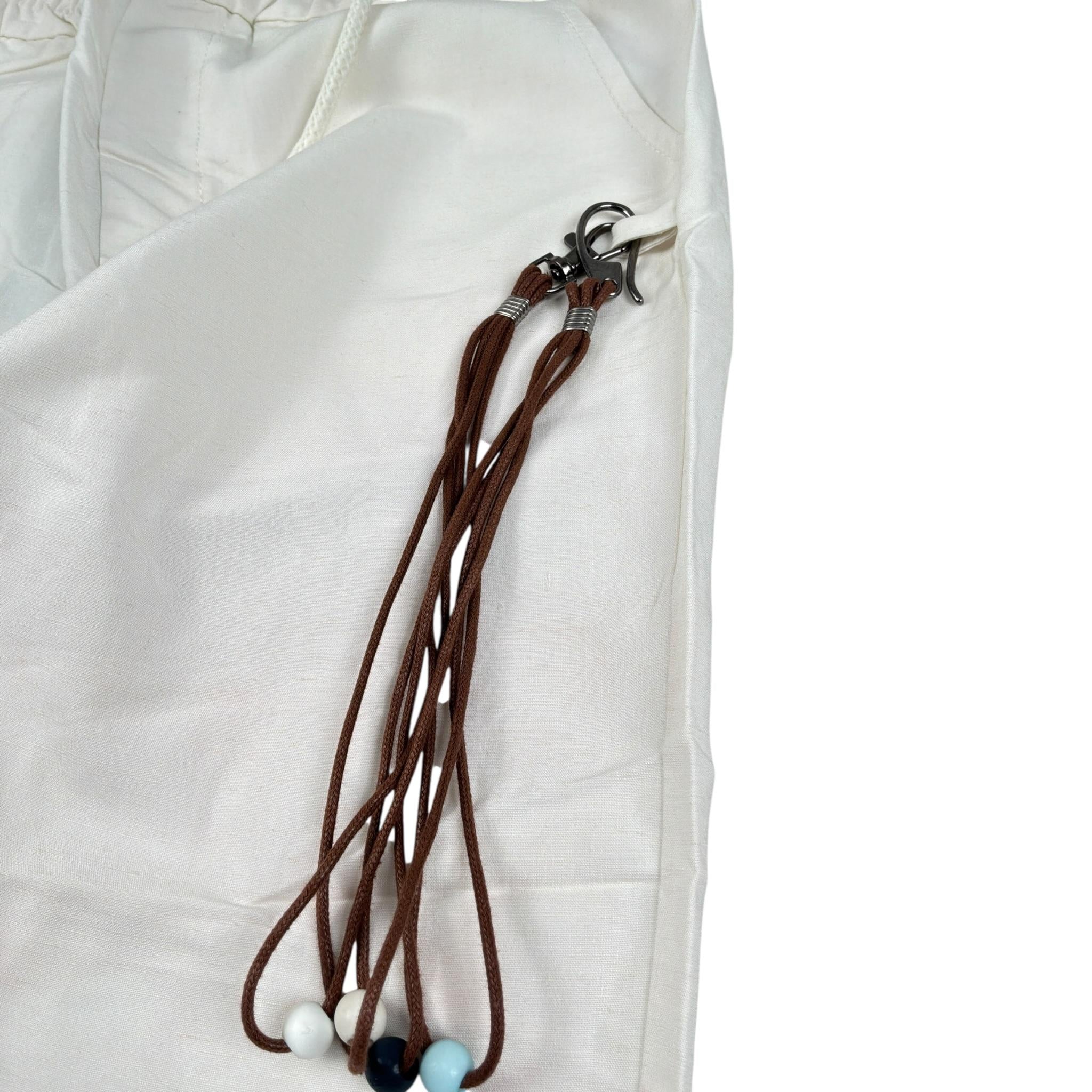 Never Too Pantalone tinta unita con Elastico In Vita Bianco per Bambino NT1567RX BIANCO NEVER TOO 