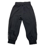 ICEBERG pantalone tinta unita con elastico in vita e profili paillettati Nero per Bambina PTICE5355J NERO ICEBERG 