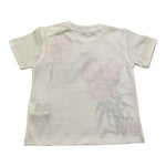 DOLCE & GABBANA t-shirt girocollo tinta unita con stampa rose Bianco per Neonata L2JTIT BIANCO DOLCE & GABBANA 