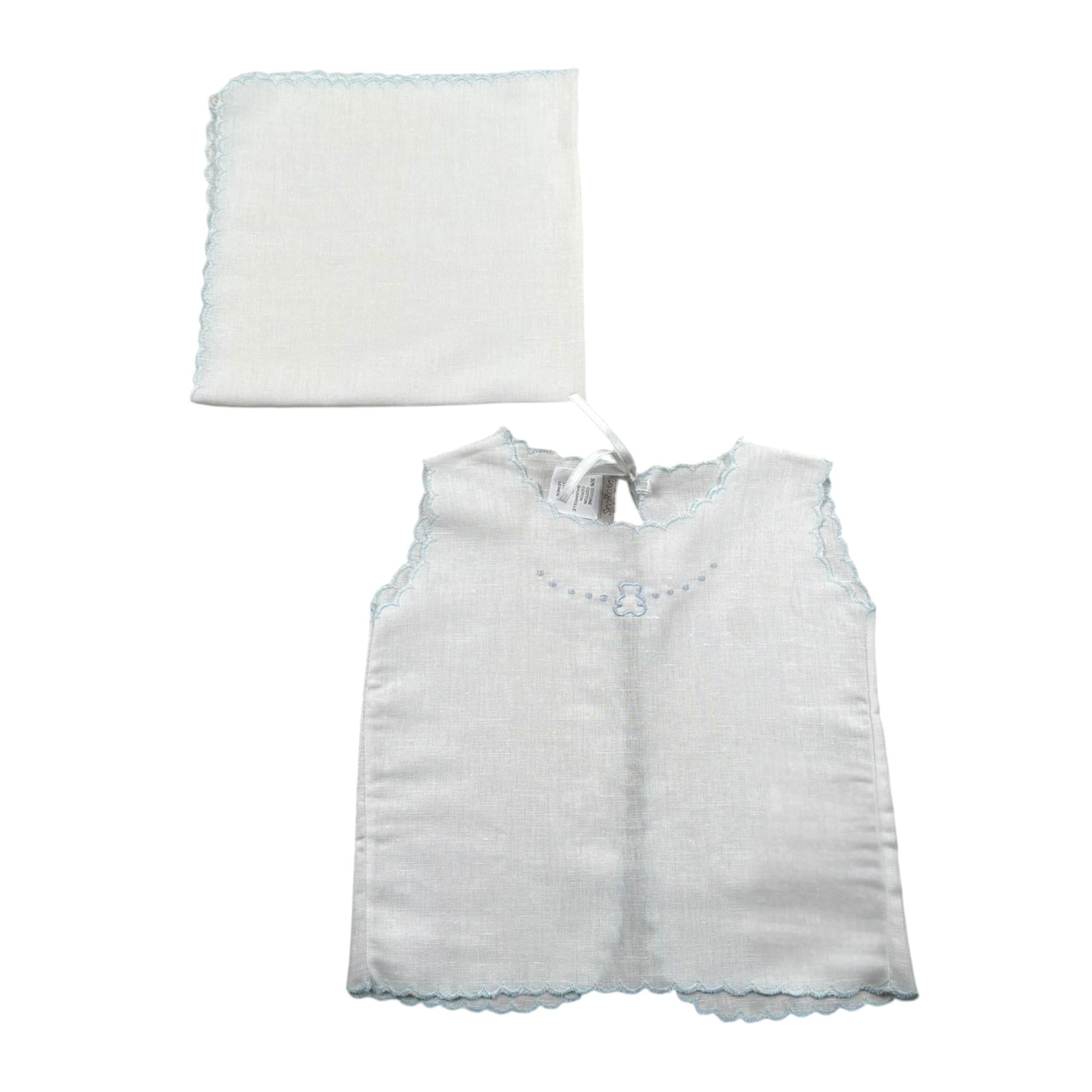 Seerose Set Camicia Della Fortuna-Copertina per Neonato SETNEE BIANCO/AZZURRO SEEROSE 