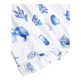 Monnalisa Short Tinta Unita con Fantasia per Bambina 11C413 BIANCO MONNALISA 