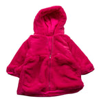 PINK BABY giubbino tinta unita reversibile con cappuccio Fuxia per Neonata YC3052 FUXIA PINK BABY 