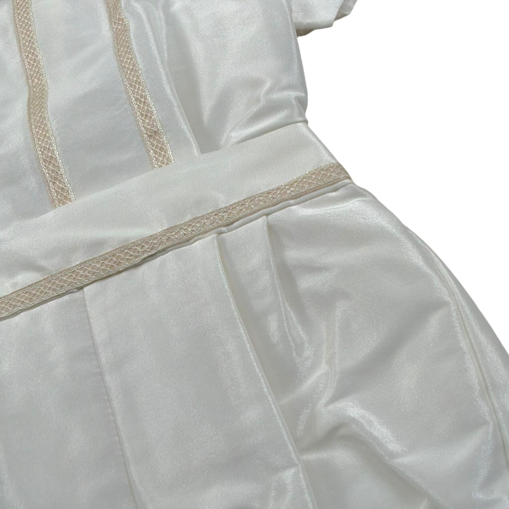 Pontoporponto Completo 3 Pezzi Camicia-Bermuda-Papillions per Neonato 5794 BIANCO/BEIGE PONTOPORPONTO 