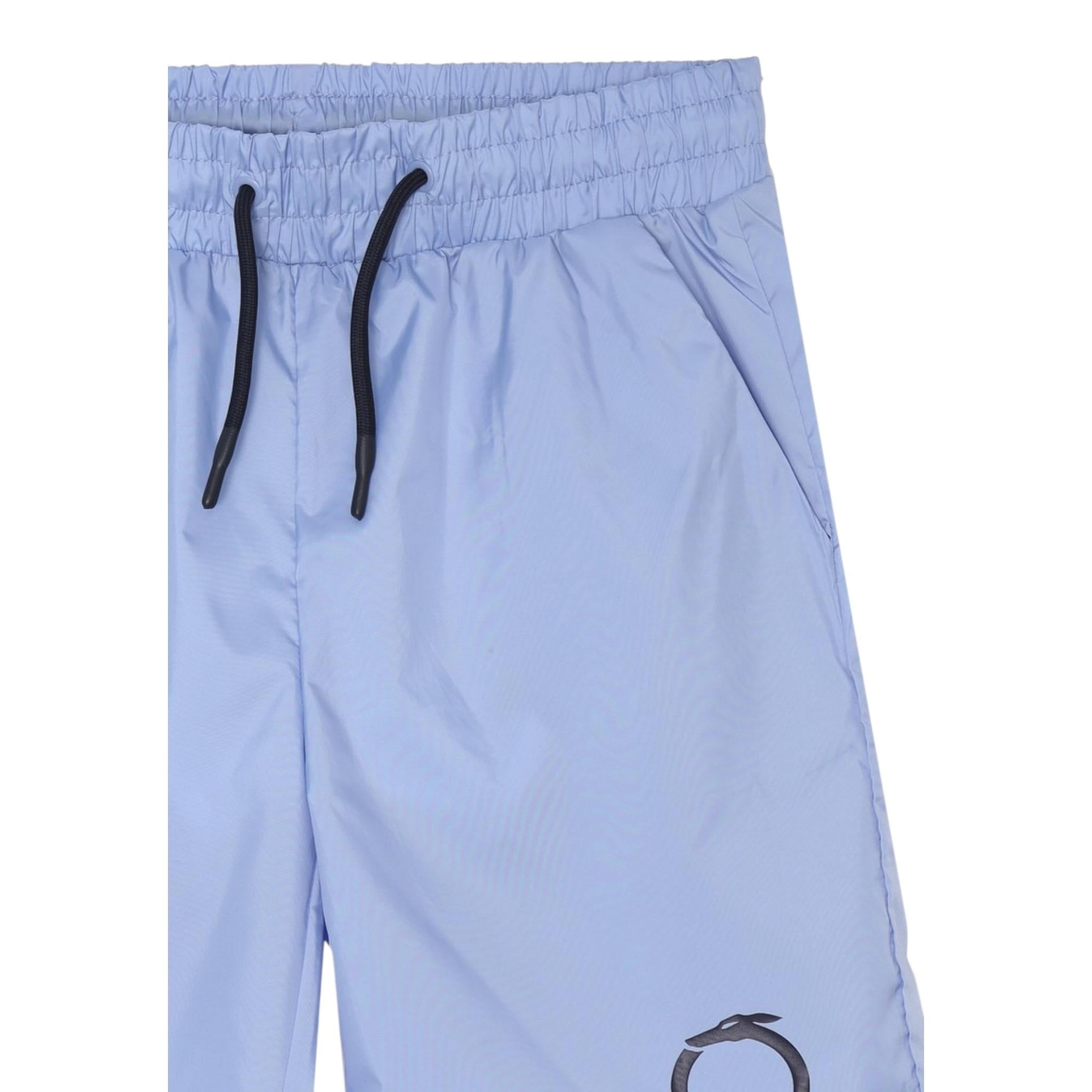 Trussardi Costume Tinta Unita con Logo per Bambino TBP25001CO AZZURRO POLVERE TRUSSARDI 