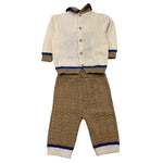COLORI CHIARI completo 2 pezzi maglia-pantalone  Beige per Neonato MF217756 BEIGE COLORI CHIARI 