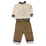 COLORI CHIARI completo 2 pezzi maglia-pantalone  Beige per Neonato MF217756 BEIGE COLORI CHIARI 