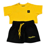 Refrigiwear Completo 2 Pezzi Bicolore T-Shirt-Shorts per Bambina RG1470W25XX GIALLO/NERO REFRIGIWEAR 