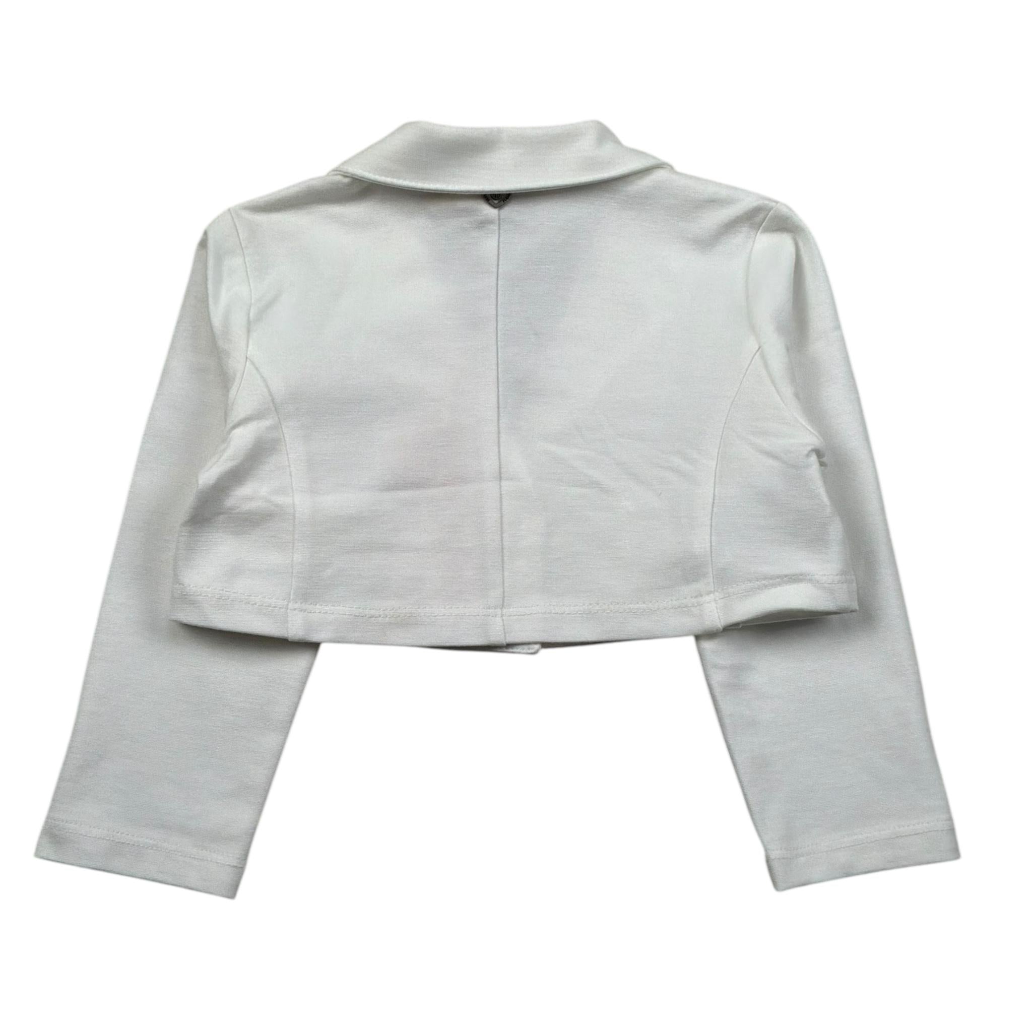 Please Giacca Tinta Unita per Neonata LG00172G73 BIANCO PLEASE 