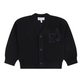 Emporio Armani Cardigan Tinta Unita  per Neonato 3DHM52 BLU EMPORIO ARMANI 