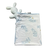 Le Bebe Coperta Tinta Unita con Pupazzo per Neonato LBB5254 BIANCO LE BEBE 