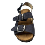 Panyno Sandalo Tinta Unita con Fibie per Bambino AC2801 BLU PANYNO 