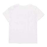 Diesel T-Shirt Girocollo Tinta Unita con Stampa per Neonato K00635 BIANCO DIESEL 