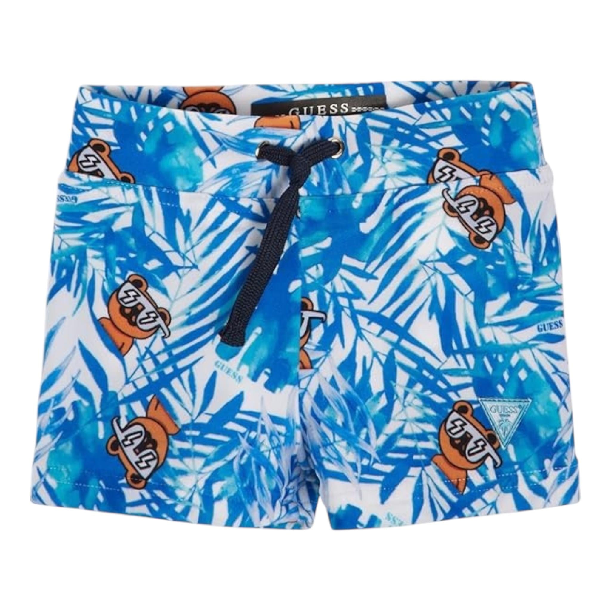 Guess Costume Tinta Unita con Stampa per Neonato I3GZ00LY00J BIANCO GUESS 