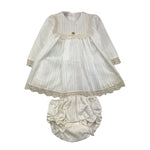 PAZ RODRIGUEZ set abito-coulotte tinta unita Bianco per Neonata 004151841 BIANCO PAZ RODRIGUEZ 