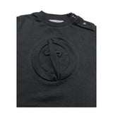 Cesare Paciotti T-Shirt Girocollo Tinta Unita con Stampa per Neonato TSP5114B NERO CESARE PACIOTTI 