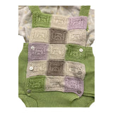 Marlu' Completo 2 Pezzi Camicia-Pagliaccetto Multicolor Per Neonata