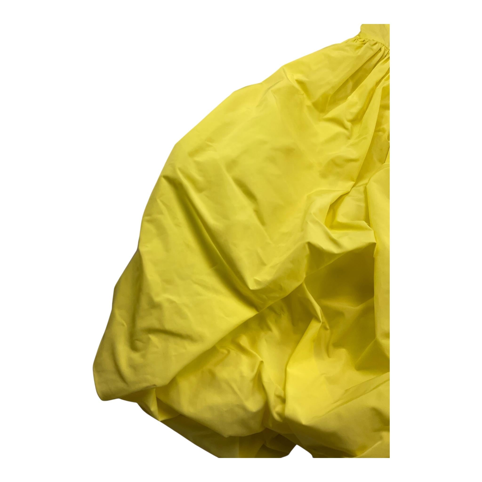 Twinset Abito Giromanica Tinta Unita per Bambina 231GJ2Q52 GIALLO TWINSET 