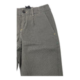 BERNA pantalone tinta unita con microfantasia Nero per Bambino K22566 NERO BERNA 