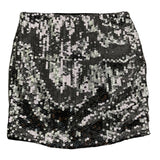 PATRIZIA PEPE gonna tinta unita paillettata Argento per Bambina 7G0122X ARGENTO PATRIZIA PEPE 