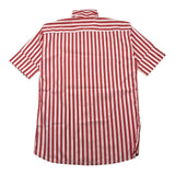Numbers Camicia Mezza Manica Fantasia A Righe Bianco/Rosso Per Bambino