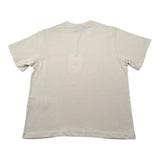 I'M Brian T-Shirt Girocollo Tinta Unita con Logo per Bambino TS3328J PANNA I'M BRIAN 