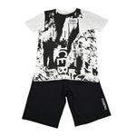 Iceberg Completo 2 Pezzi T-Shirt-Bermuda Bianco/Nero per Bambino CMBICE5101JX BIANCO/NERO ICEBERG 
