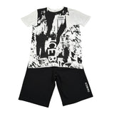 Iceberg Completo 2 Pezzi T-Shirt-Bermuda Bianco/Nero per Bambino CMBICE5101JX BIANCO/NERO ICEBERG 