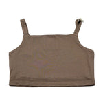 Dusty Color Top Tinta Unita per Bambina DJWS5004TP MARRONE DUSTY COLOR 