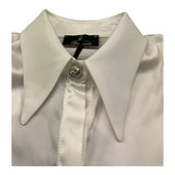 Fun & Fun Camicia Giromanica Tinta Unita per Bambina FNCBSH01047 PANNA FUN & FUN 