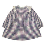LOUISE MISHA abito tinta unita con fantasia a quadri Lilla per Bambina GRIW24S0186 LILLA LOUISE MISHA 