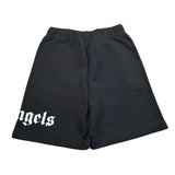 Palm Angels Bermuda Tinta Unita con Elastico In Vita per Bambino PBCI002C99 NERO PALM ANGELS 