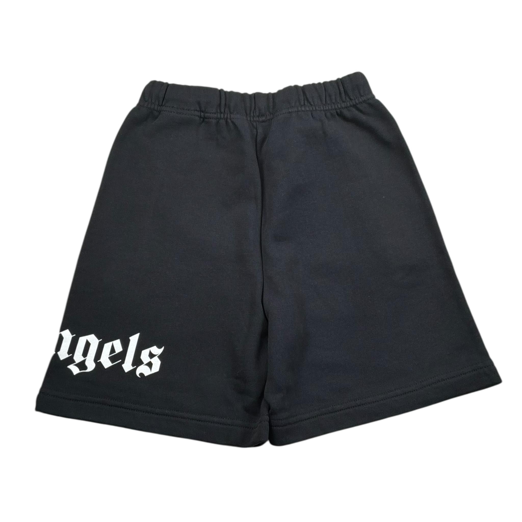 Palm Angels Bermuda Tinta Unita con Elastico In Vita per Bambino PBCI002C99 NERO PALM ANGELS 