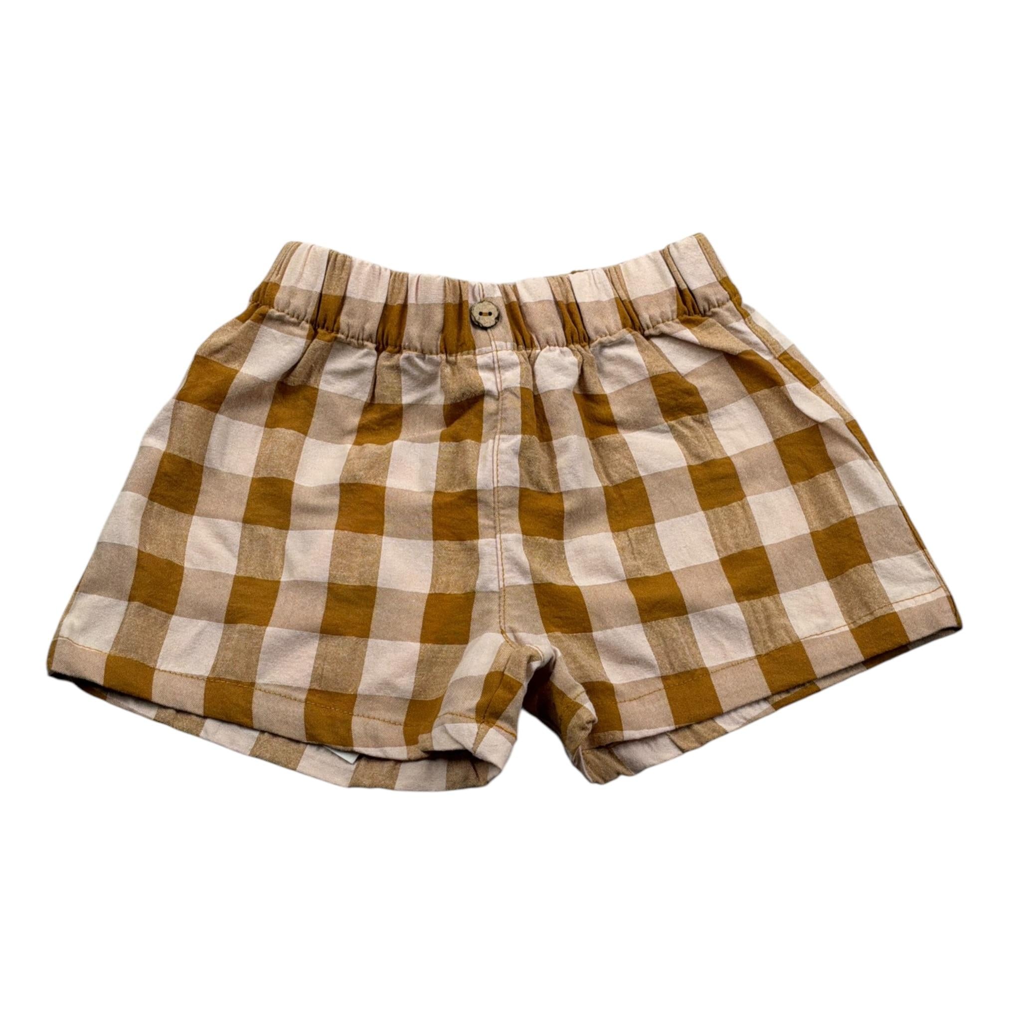 Play Up Short Fantasia Quadri Beige per Neonata PA011AM11704 BEIGE PLAY UP 