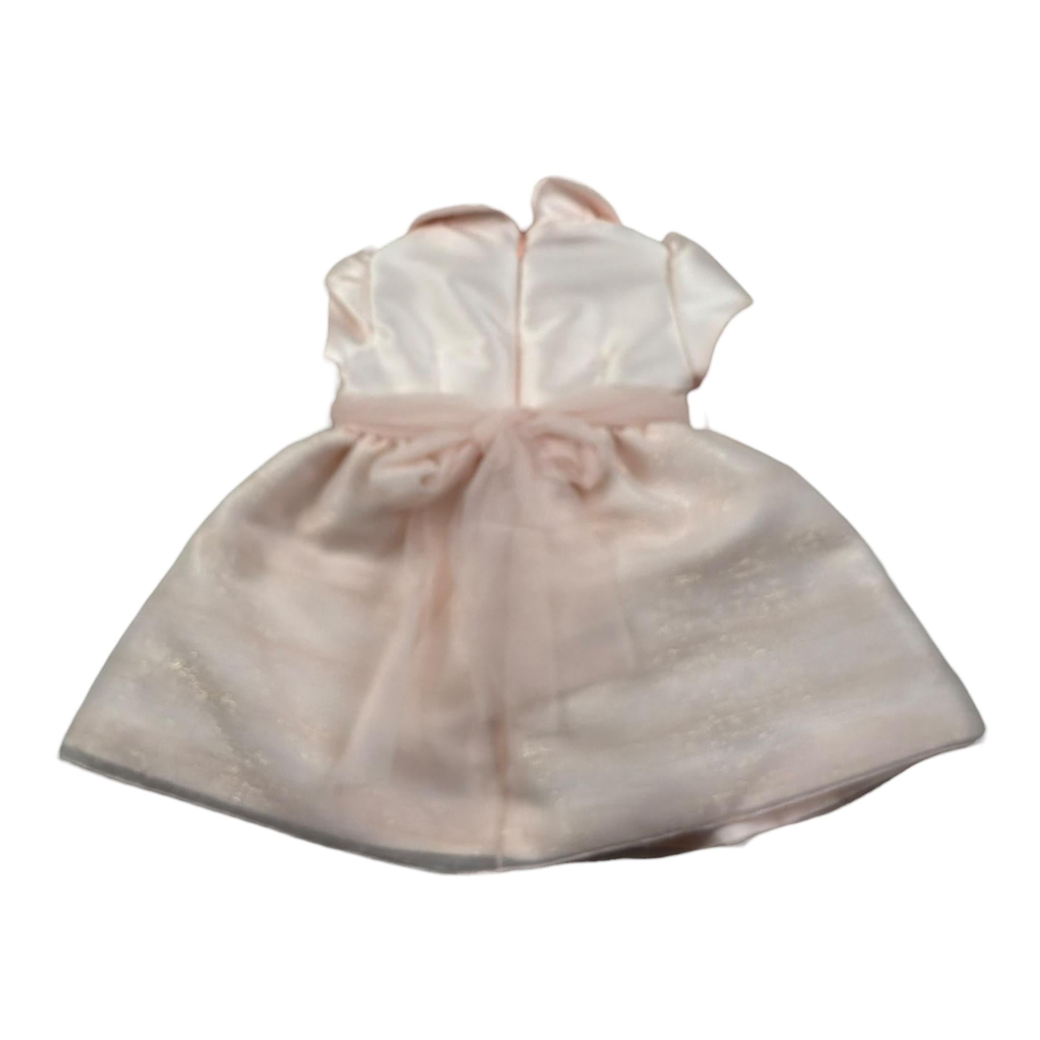 Ambaraba Abito Giromanica Tinta Unita con Cinturino per Neonata FF35028 ROSA AMBARABA 