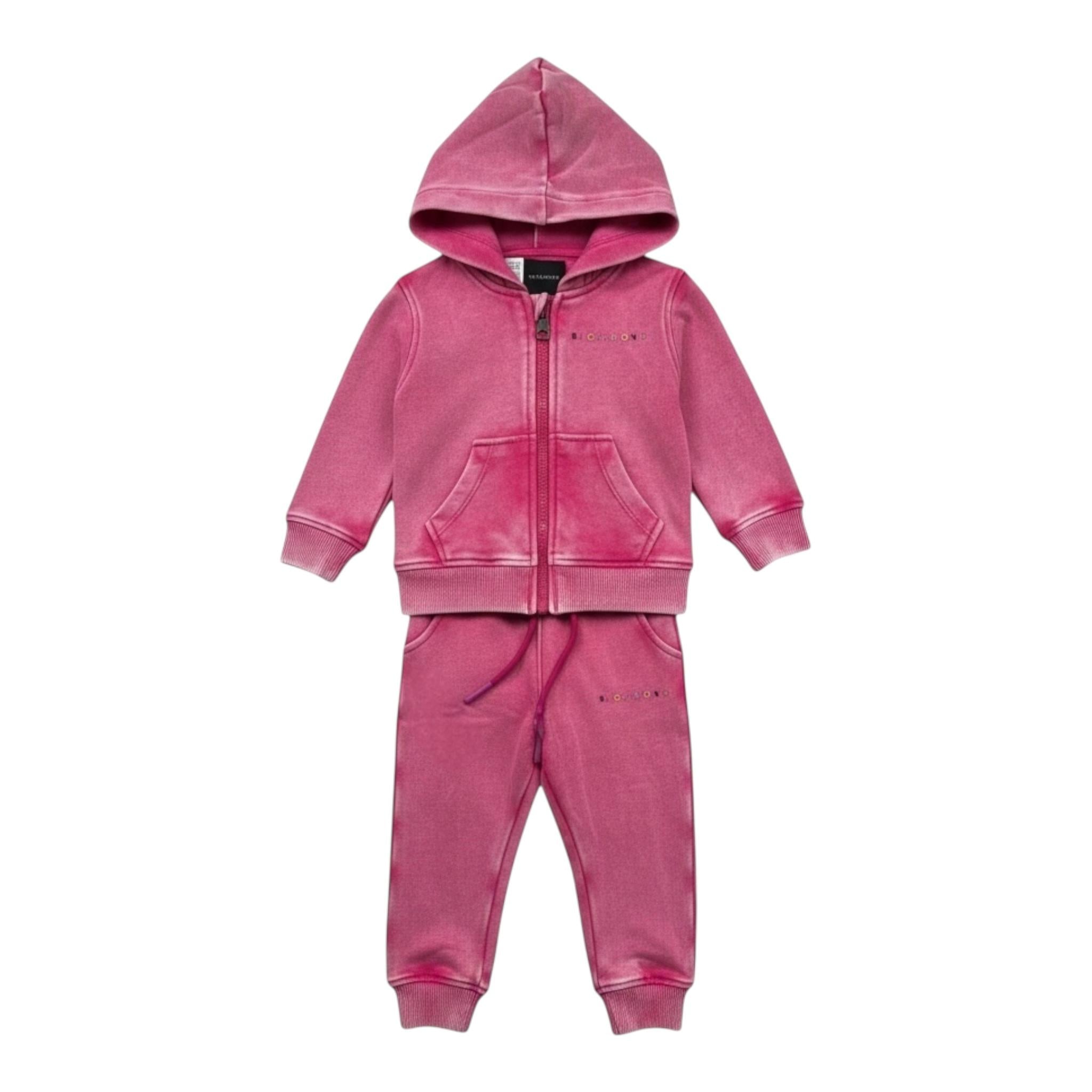 John Richmond Completo 2 Pezzi Felpa-Pantalone Tinta Unita per Neonata RIP26099CF FUXIA JOHN RICHMOND 