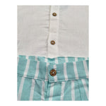 Juliana Completo 2 Pezzi Camicia-Bermuda per Neonato 25186 PANNA JULIANA 