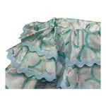 Miss Grant Gonna Tinta Unita Stampa Fantasia per Neonata MG1220 VERDE ACQUA MISS GRANT 