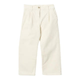 MOSCHINO pantalone tinta unita in camoscio Crema per Bambino HDP05W CREMA MOSCHINO 