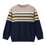 MAYORAL maglia tinta unita girocollo con fantasia a righe Sabbia per Bambino 4351X SABBIA MAYORAL 