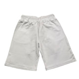 Zu+Elements Bermuda In Felpa Tinta Unita Bianco Per Bambino