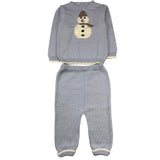 BEBE' DI ALMY completo 2 pezzi maglia-pantalone tinta unita Azzurro per Neonato 2P66 AZZURRO BEBE' DI ALMY 