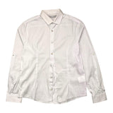 Daniele Alessandrini Camicia Mamnica Lunga Tinta Unita Bianco Per Bambino