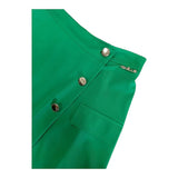 Gaelle Short Tinta Unita con Elastico In Vita Verde per Bambina