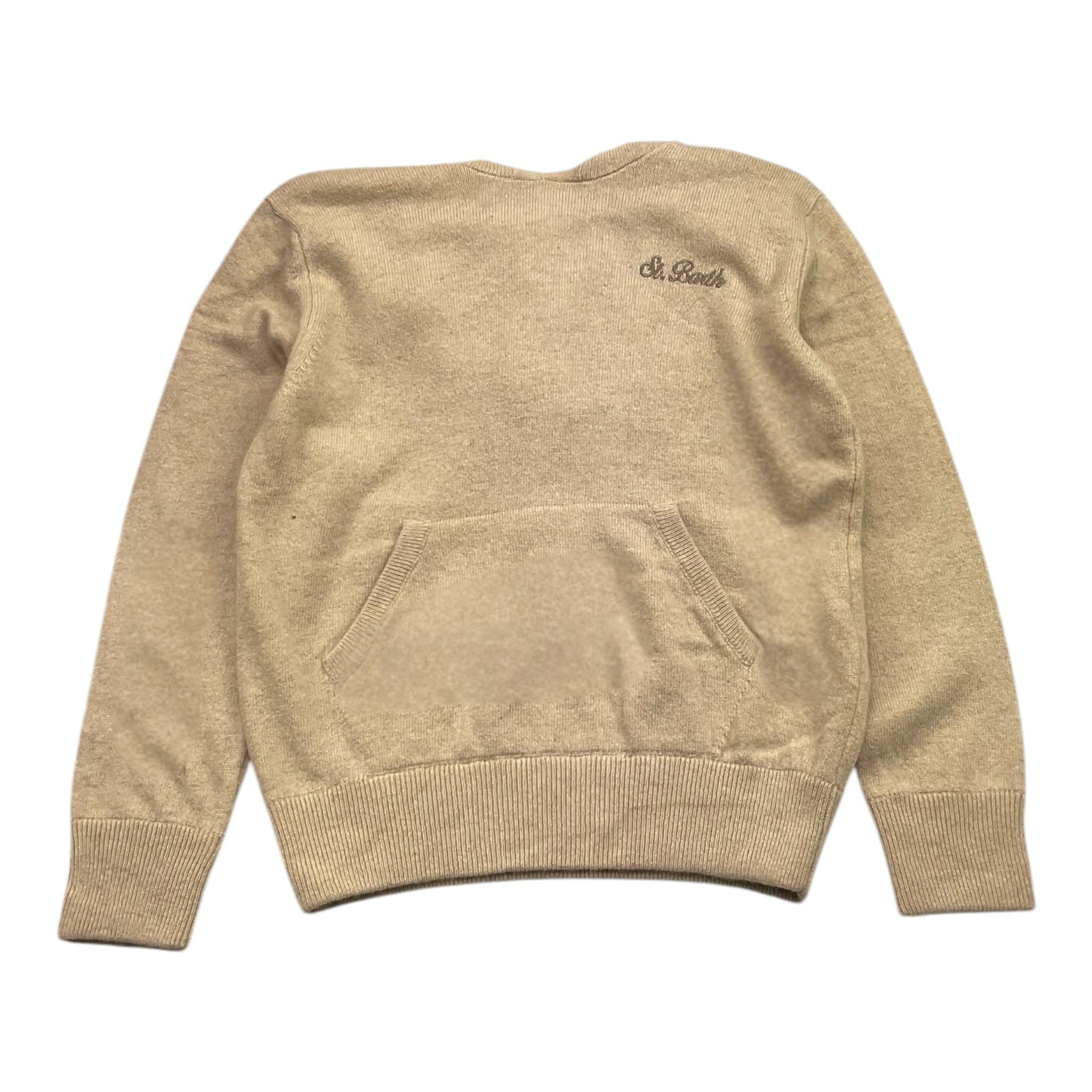 SAINT BARTH maglia tinta unita con cappuccio Sabbia per Bambino KNOLL SABBIA SAINT BARTH 