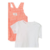 Teddy E Minou Completo 2 Pezzi T-Shirt-Pagliaccetto per Neonato E25CP063C3159 ARANCIONE FLUO TEDDY E MINOU 