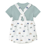 Mayoral Completo 2 Pezzi T-Shirt-Pagliaccetto per Neonato 1608 BIANCO MAYORAL 