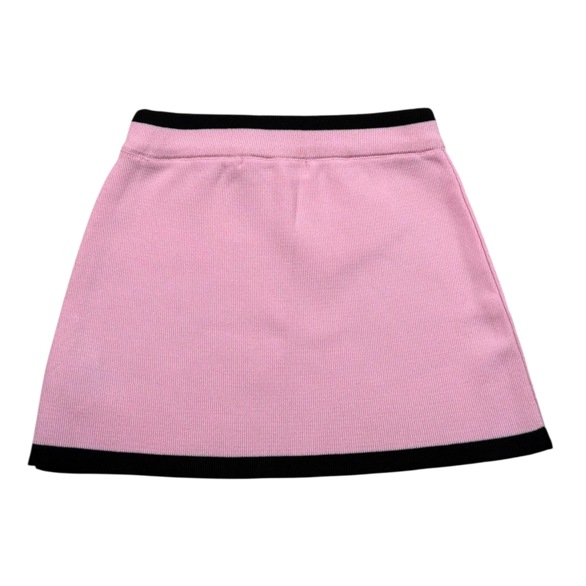 Vicolo Gonna Tinta Unita con Profilo In Contrasto per Bambina 3146W00302 ROSA VICOLO 