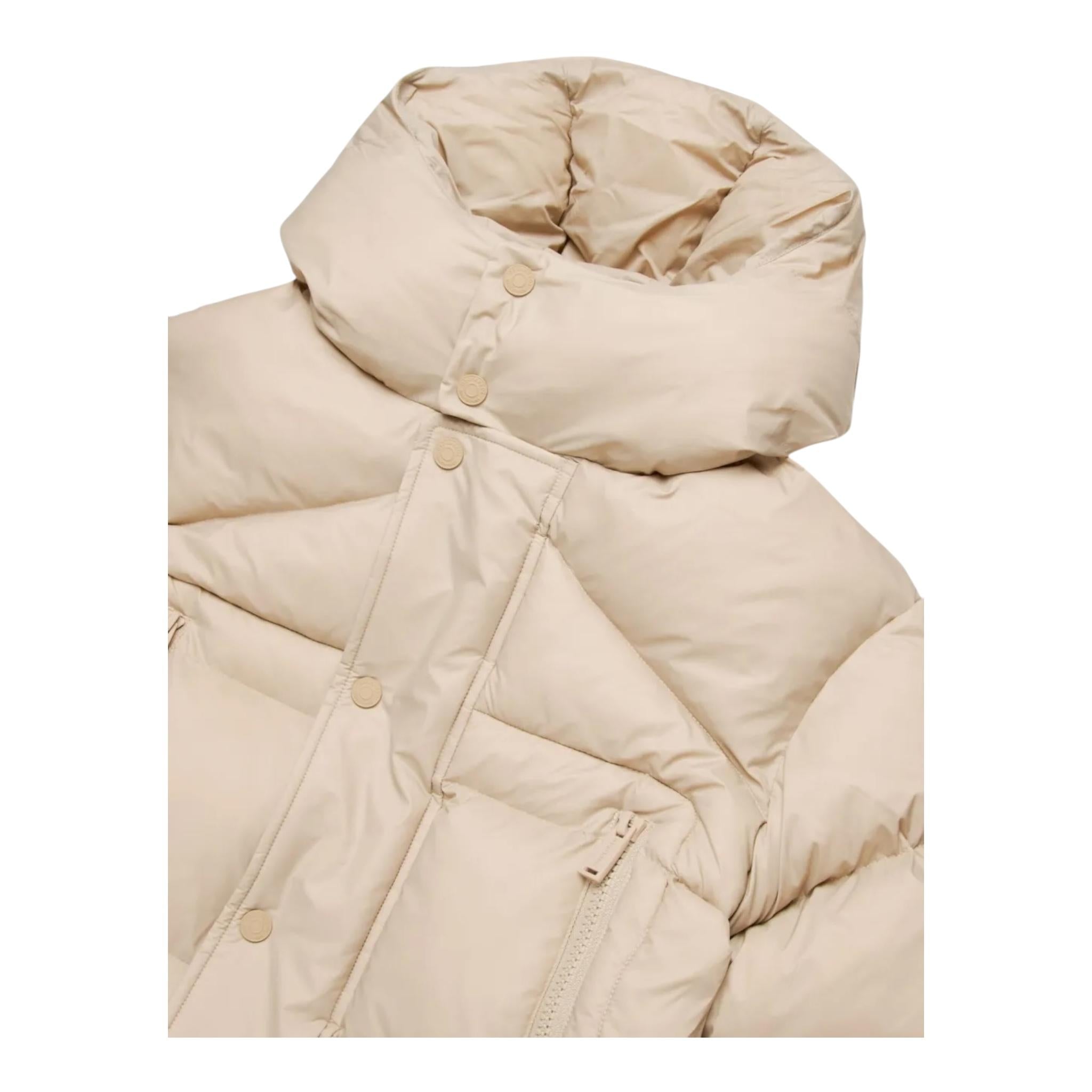 DSQUARED2 giubbino tinta unita cn cappuccio Beige per Bambina DQ2663 BEIGE DSQUARED2 